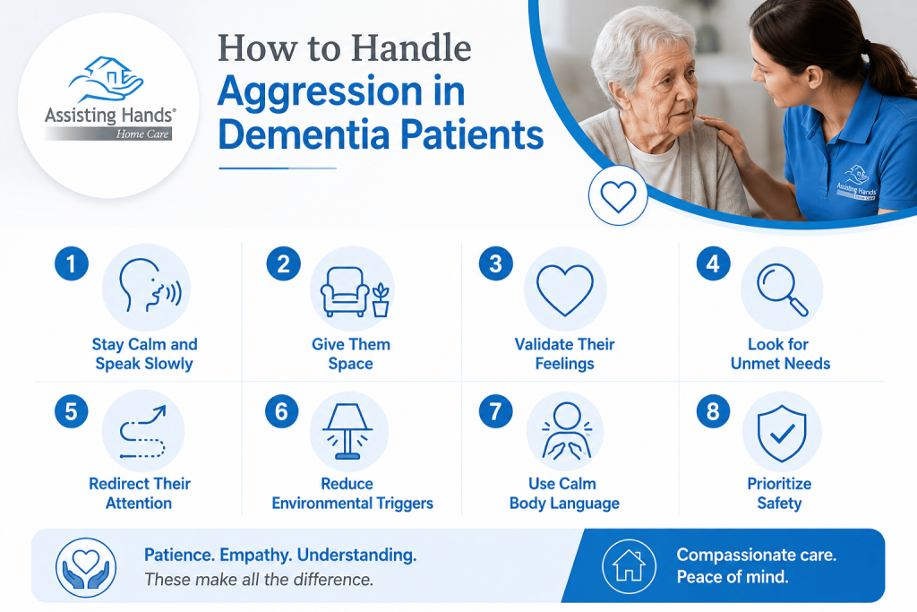 Why Do Seniors with Dementia Get Aggressive - Assisting Hands Home Care