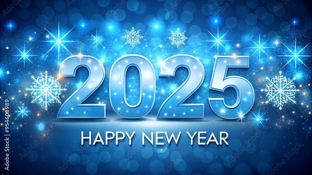 2025 Happy New Year Banner