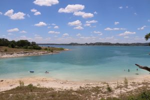 View across Canyon Lake from Mystic Shores, near families our caregivers serve.