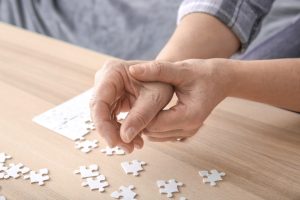 Someone with Parkinson's disease