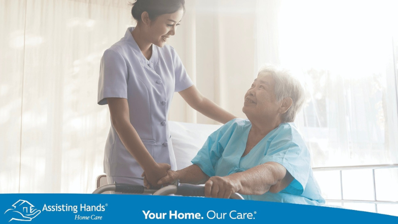 caregiver and elderly woman - AH