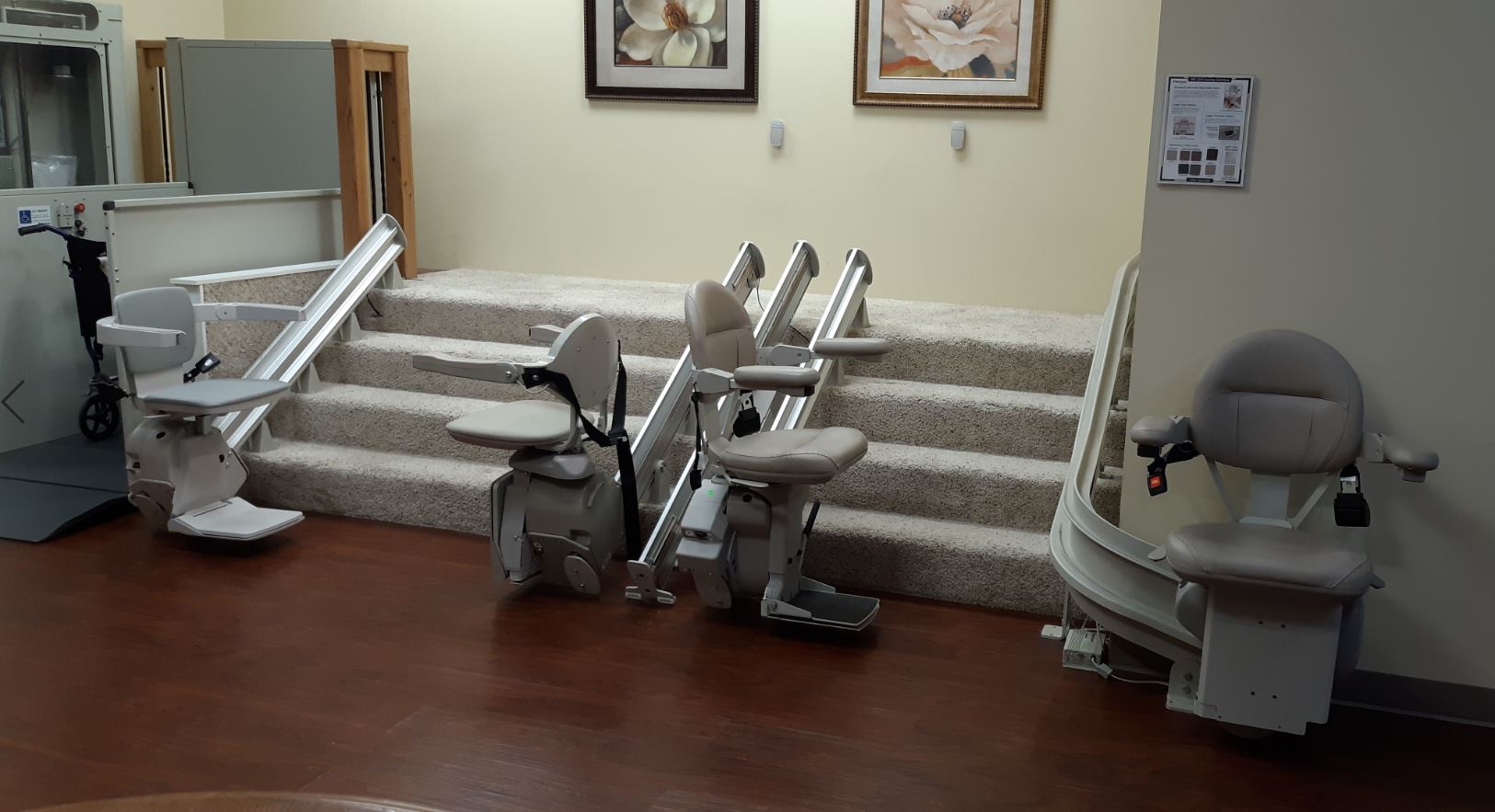 stairlifts-in-Lifeway-Mobility-Chicago-showroom