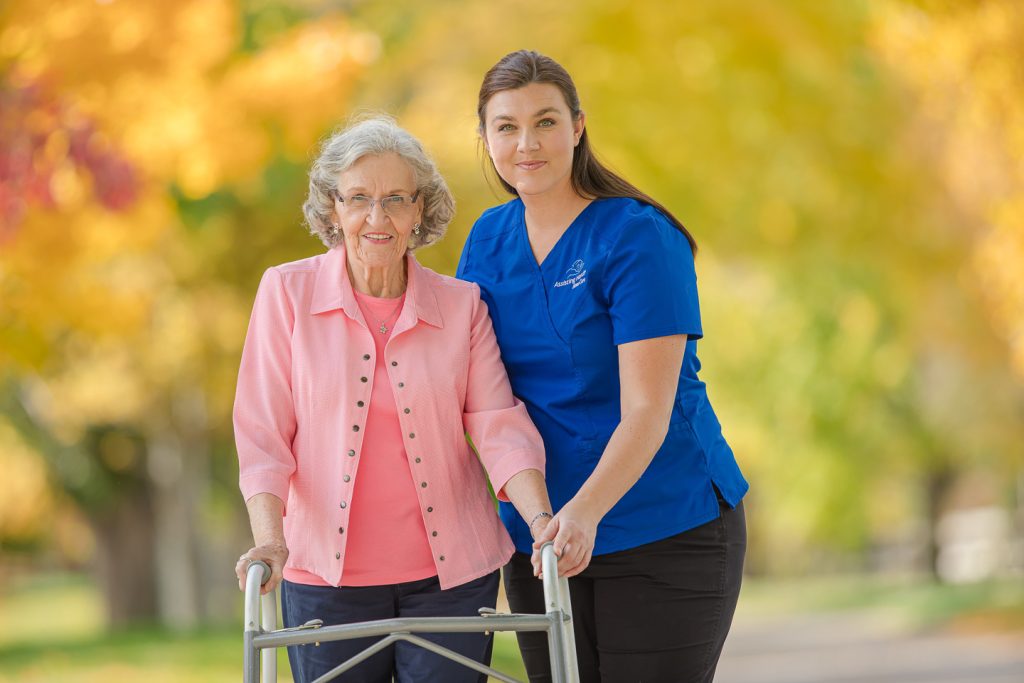 Assisting Hands Caregiver and Senior