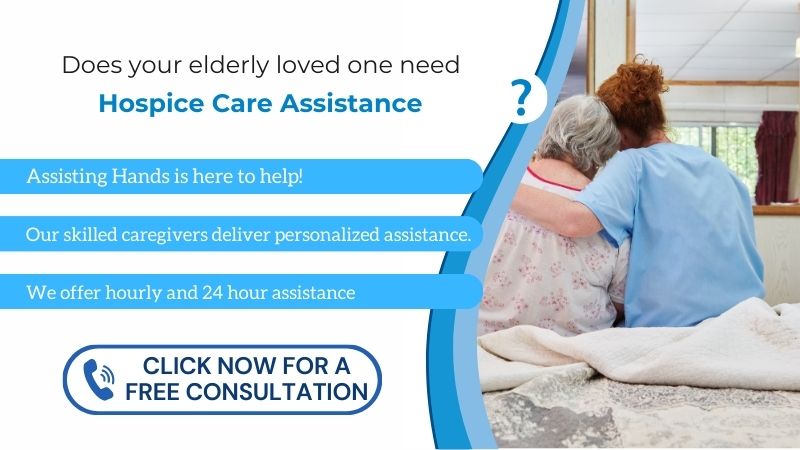 Assisting Hands Caregiver with senior woman for hospice care in arlington heights illinois Assisting Hands Caregiver with senior woman for hospice care in arlington heights illinois