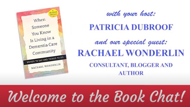 dementia care book chat Patricia Dubroff
