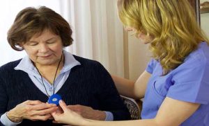 Assisting Hands Alert Mobile Caregiver Call Button