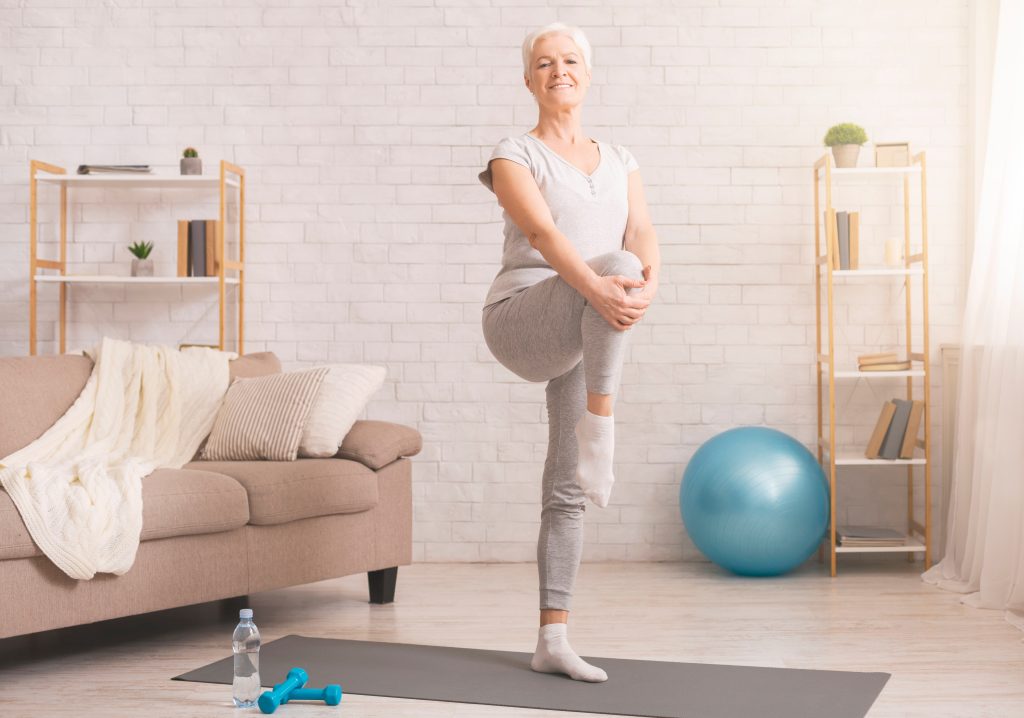 Standing March Exercise for Seniors to Improve Balance
