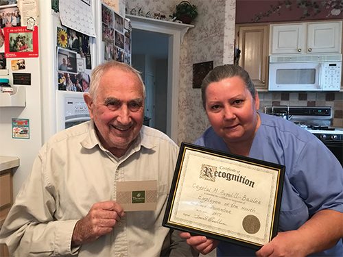 Assisting Hands Schaumburg Caregiver of the Month – Crystal M. Angelilli-Bauler