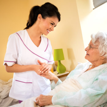 Caregiver-Patient-Bed