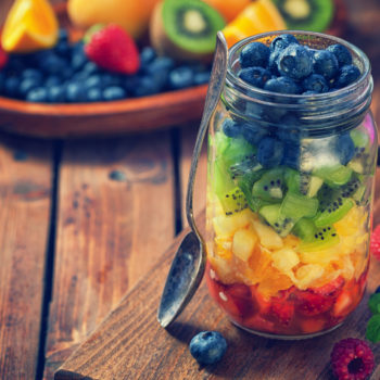 Fresh Fruit Salad in a Jar