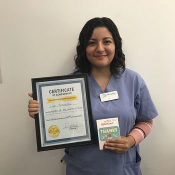 Luz Schaumburg June Caregiver of the Month