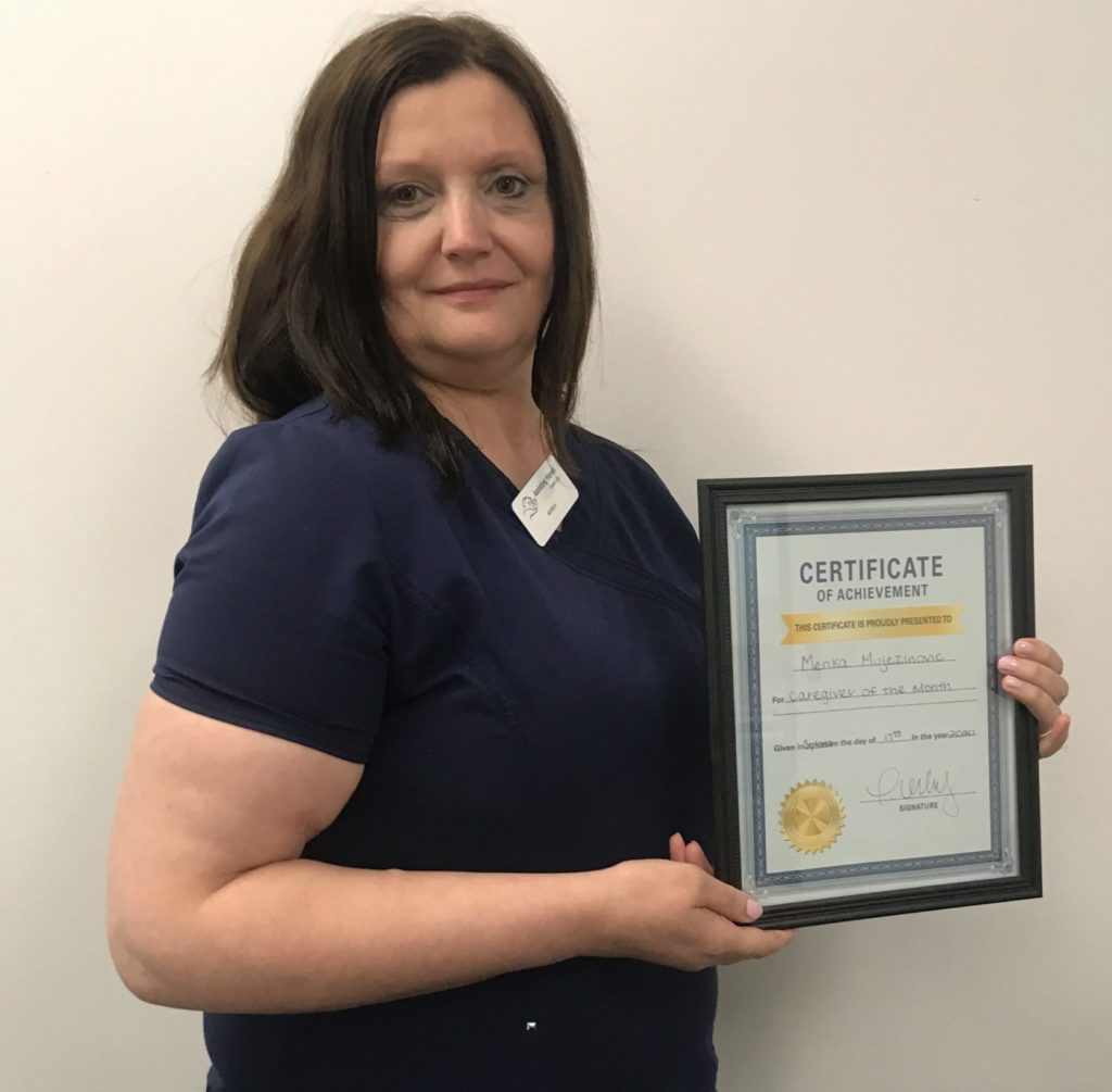 Assisting Hands Park Ridge Caregiver of the Month