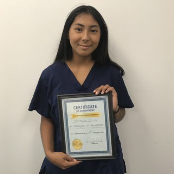 Micaela September Caregiver of the Month