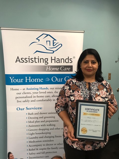 Sheeja Caregiver of the Month March 2022