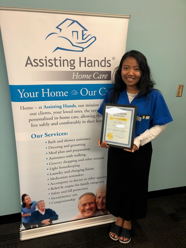 Esther June Caregiver of the Month