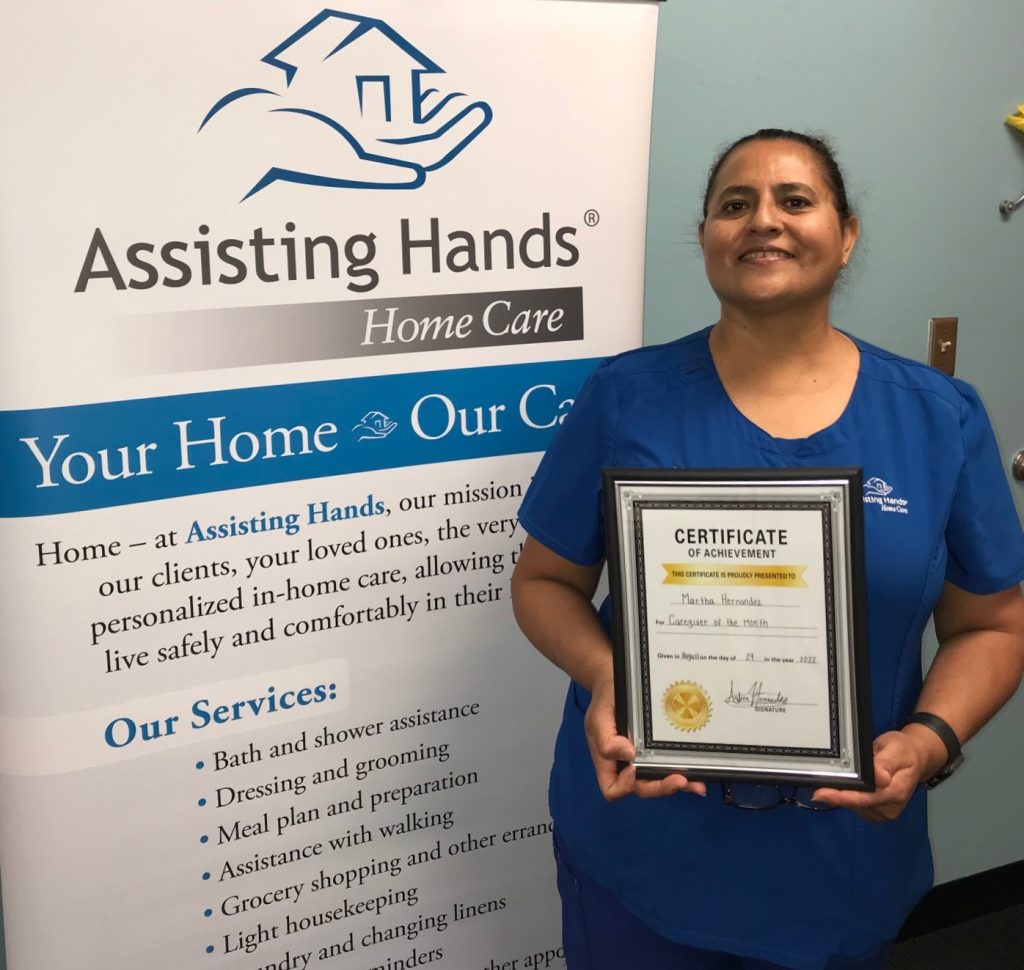 Martha caregiver of the month