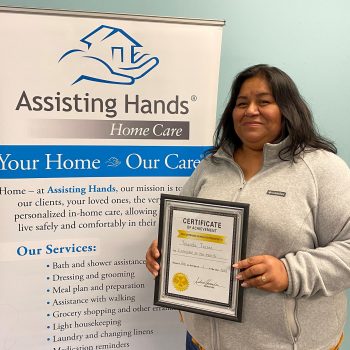 yolanda Caregiver of the month feb 2023