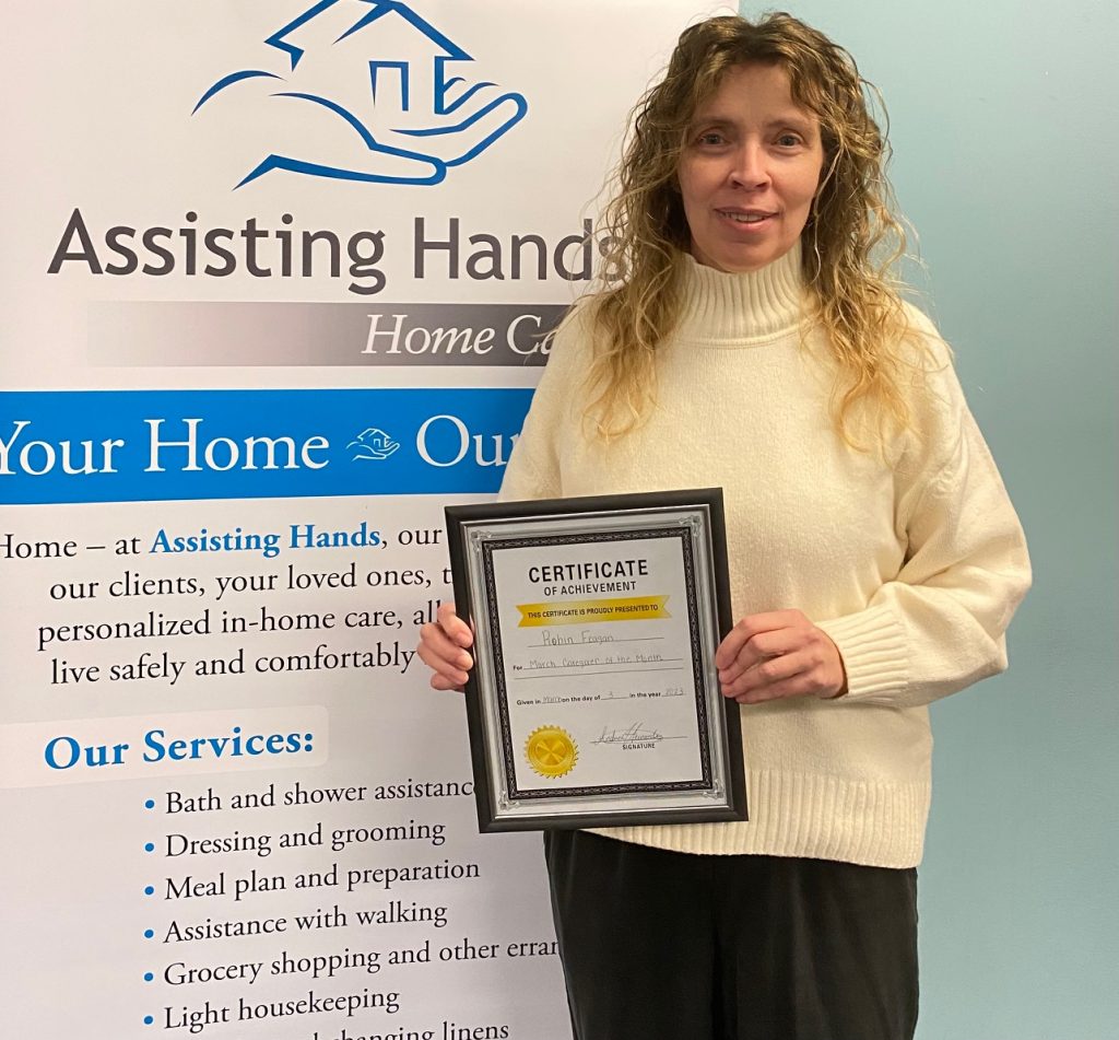 Robin Caregiver of the Month