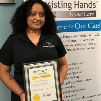 Lissette Caregiver of the month June 2023
