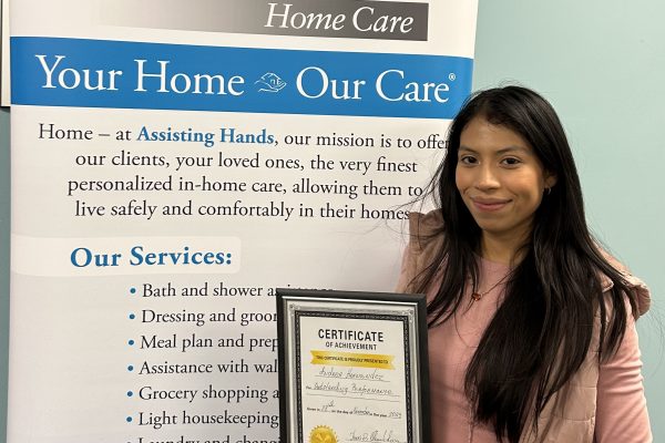 Andrea Caregiver of the Month November 2023