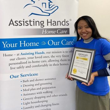 Caregiver of the month January 2024 Esther