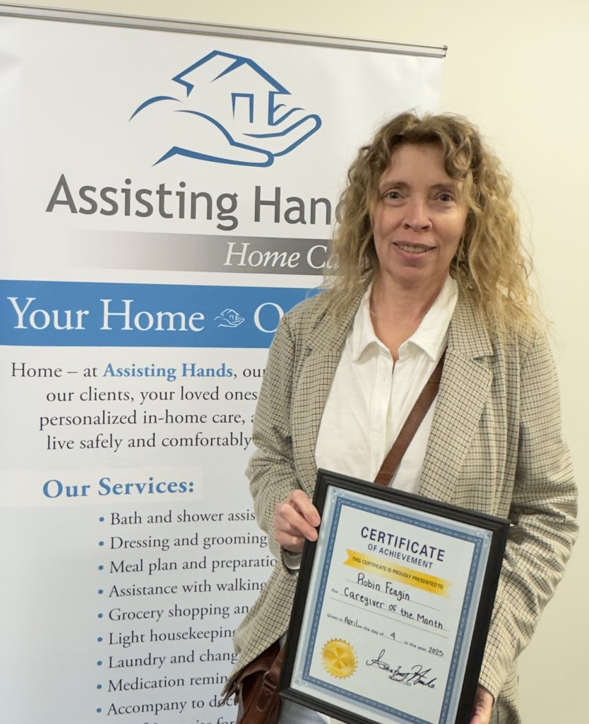 Robin caregiver of the month