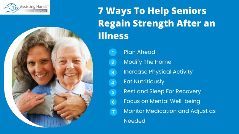 7 ways to help seniors regain strength after illness