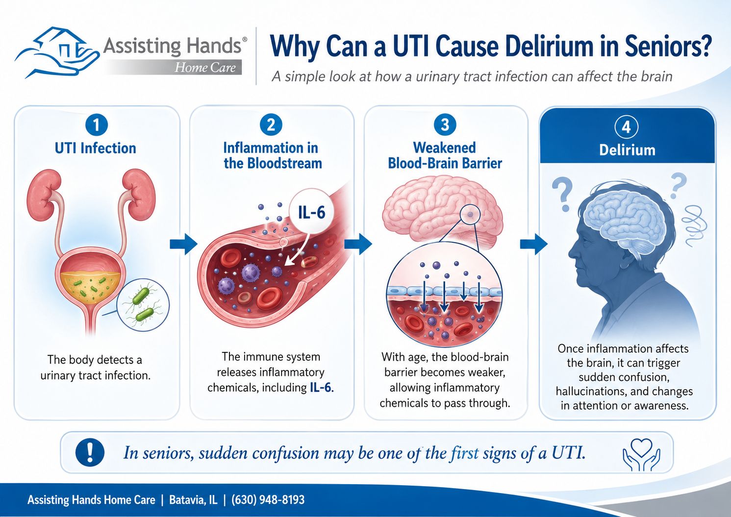 Understanding UTIs and delirium in seniors