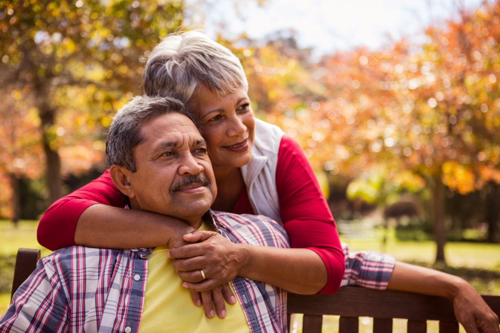 Reconnecting with your loved one.