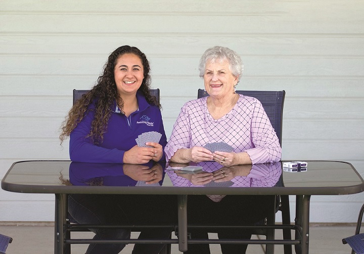 Assisting Hands Caregivers can assist elderly with dementia