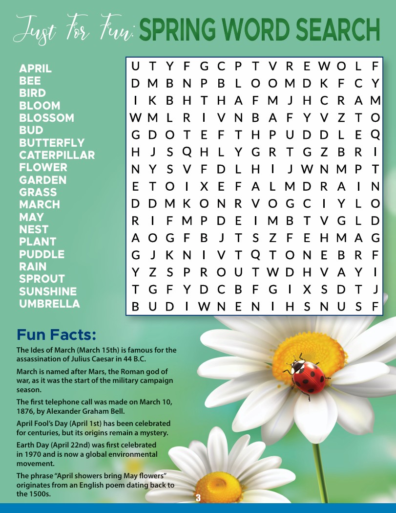 Spring Word Search