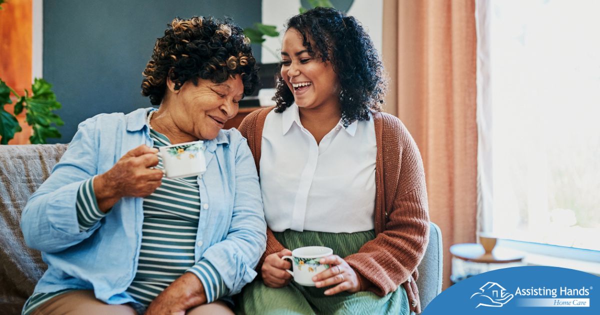 A family caregiver enjoys the benefits of respite care.