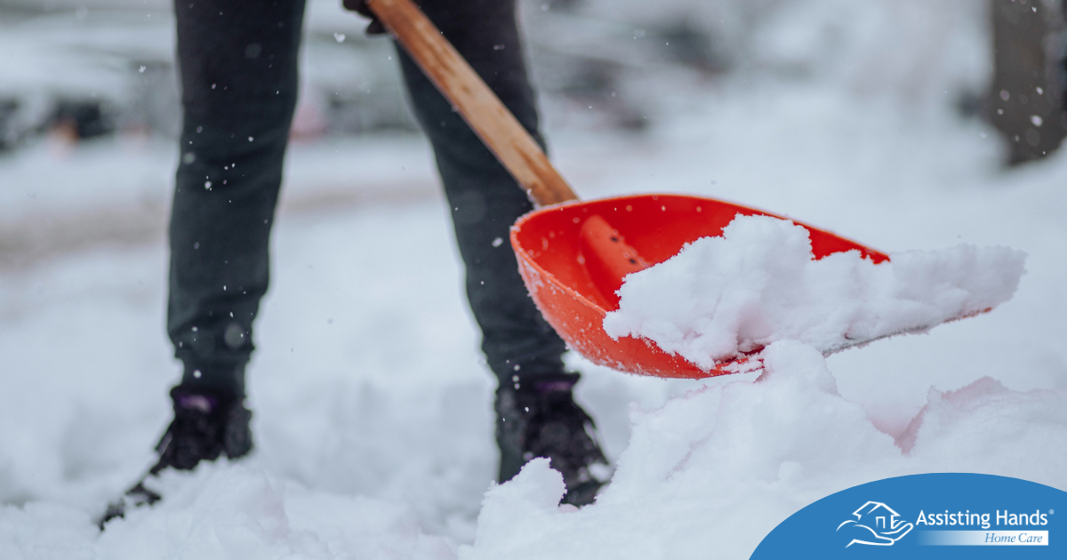 Elderly Home Care Tips include preventing snow and ice buildup