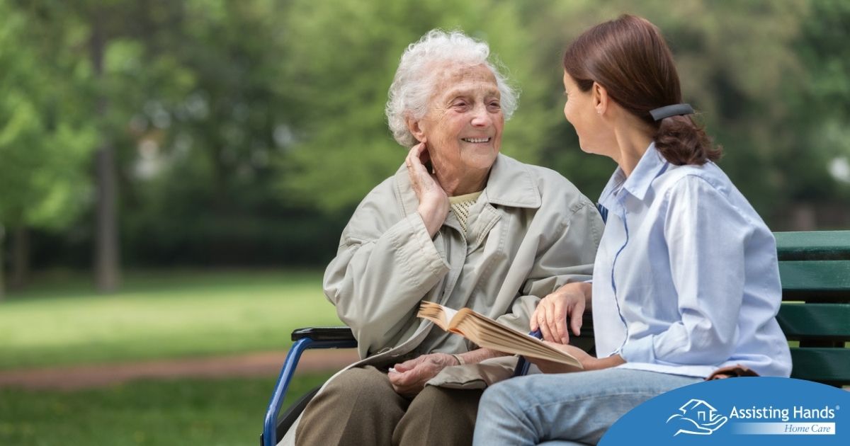 A companion caregiver fights depression in seniors through home care