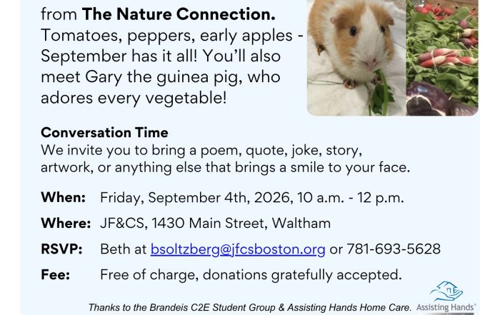 In-Person JF&CS Memory Café | September 2026