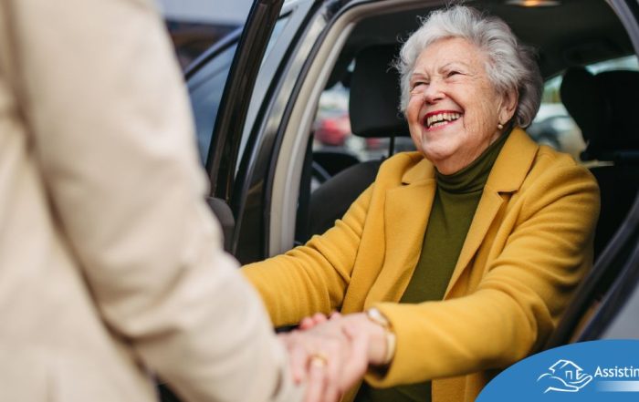 A loved one benefits from senior transportation services.