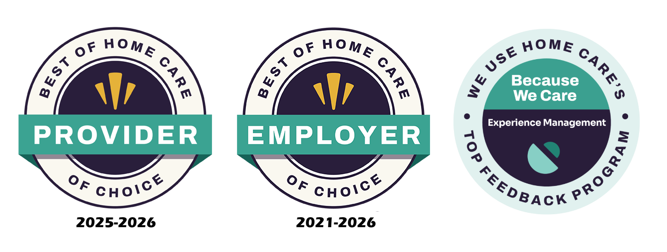 Assisting Hands Home Care Lombard IL Best of Home Care Provider of Choice award