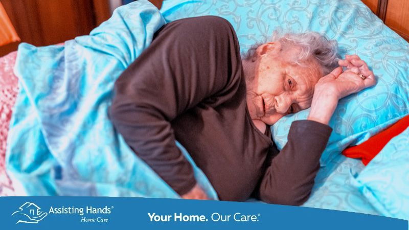 Elderly Woman Resting in Her Bed All Day