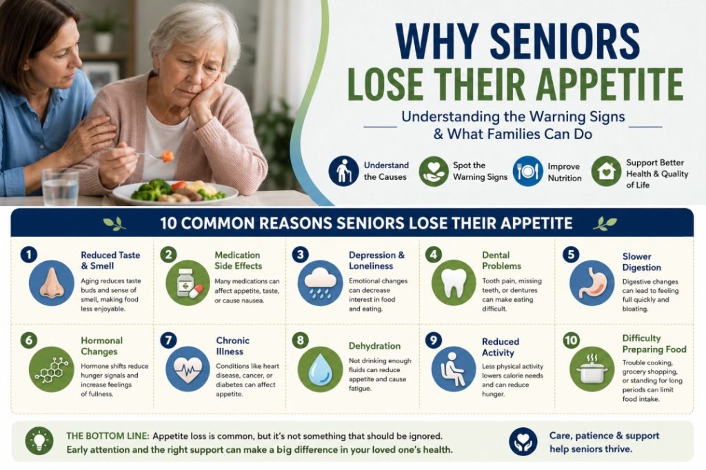 Why seniors lose their appetite
