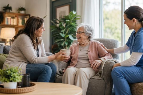 family caregivers vs professional caregiver