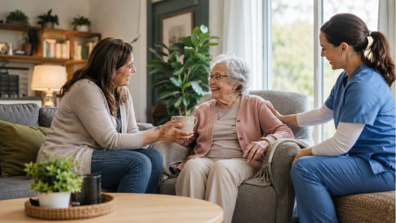family caregivers vs professional caregiver