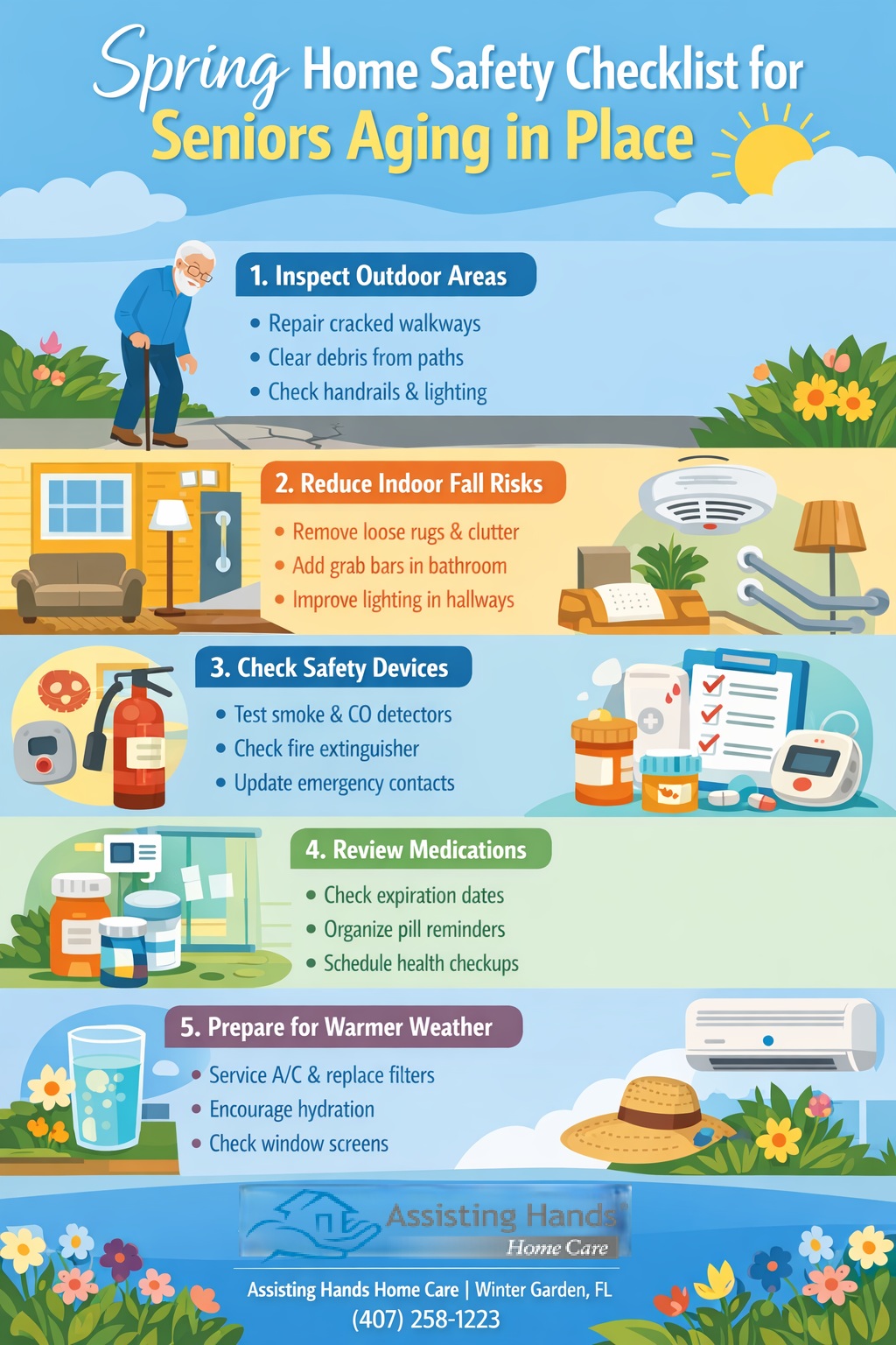 Spring Safety Checklist for Aging in Place