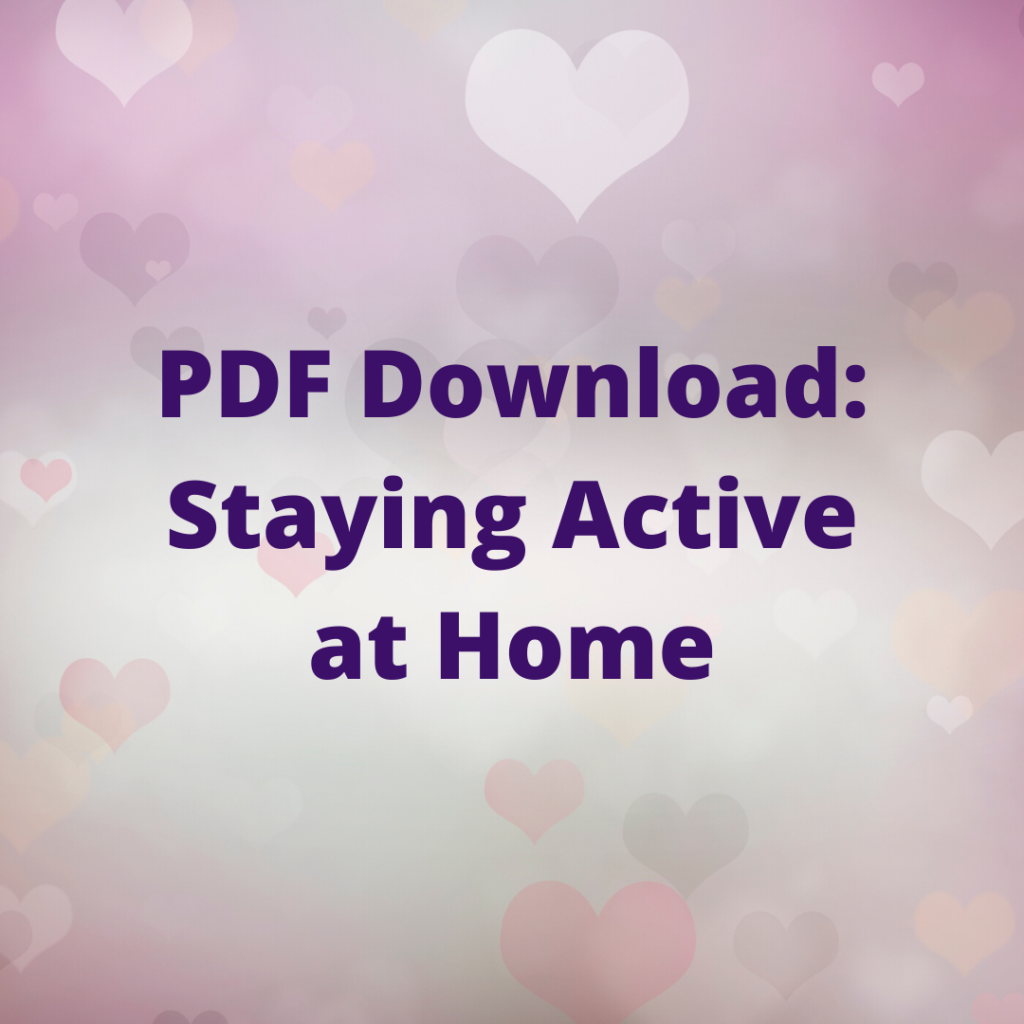 Staying Active at Home