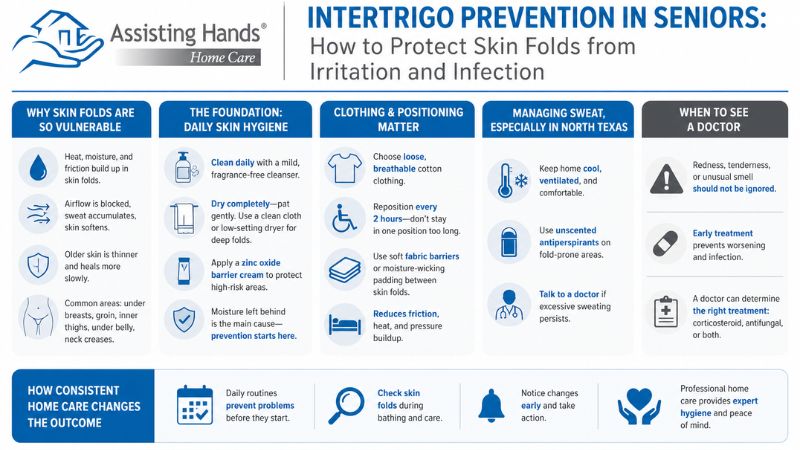 Intertrigo prevention tips for seniors
