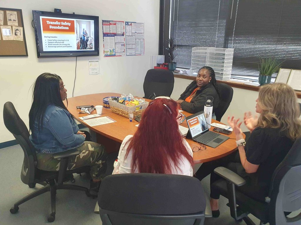 caregiver stroke training at our office
