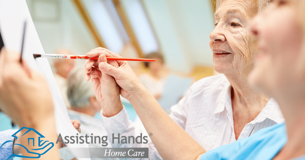 Seniors active at home