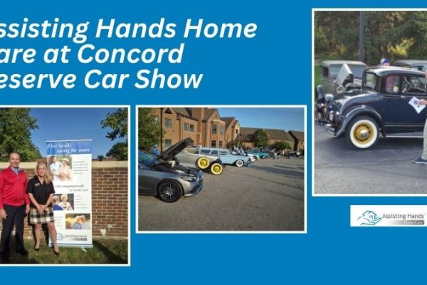 assissting hands at concord reserve car show