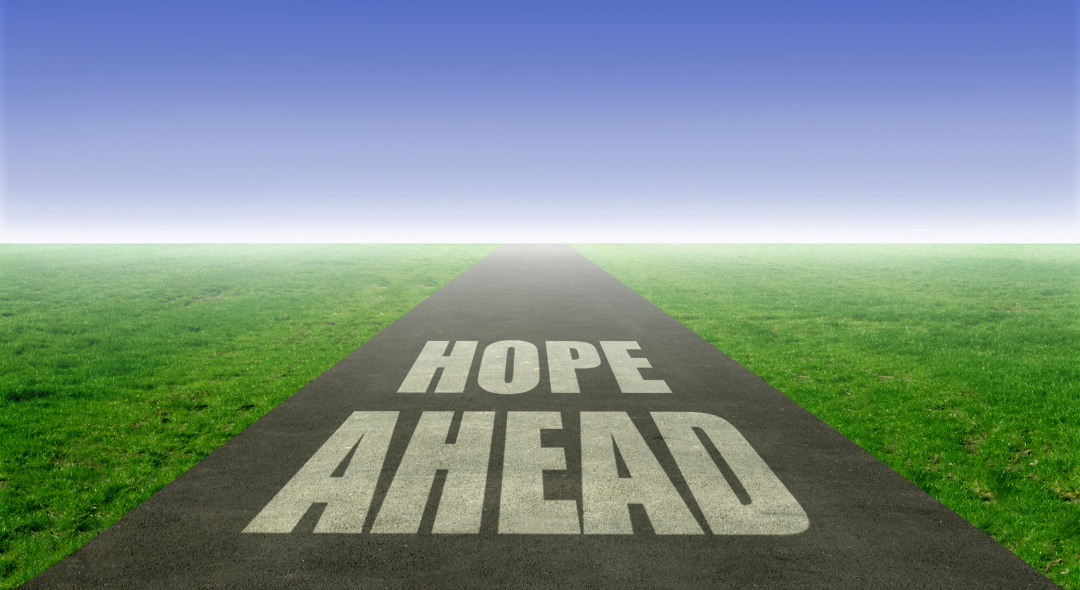 hope ahead sign